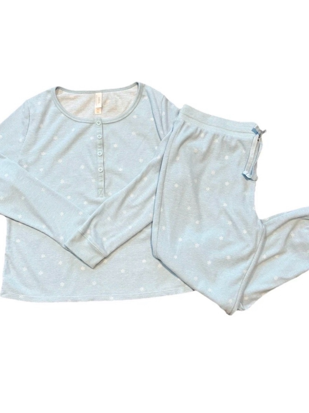 Two Piece Bundle Cozy Fleece Pajama Sets 1 Blue & 1 Green Long Sleeve & Pants XL - Picture 4 of 7